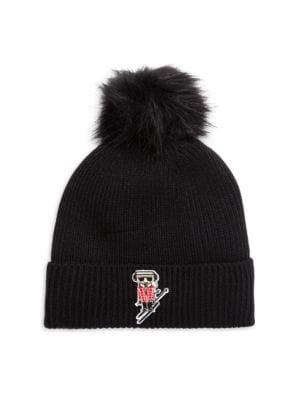 Apres Ski Faux Fur Pom Beanie商品第3张图片规格展示