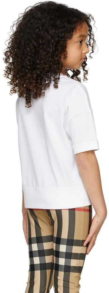 商品Burberry|白色 Deer Motif 儿童 T 恤,价格¥1661,第4张图片详细描述