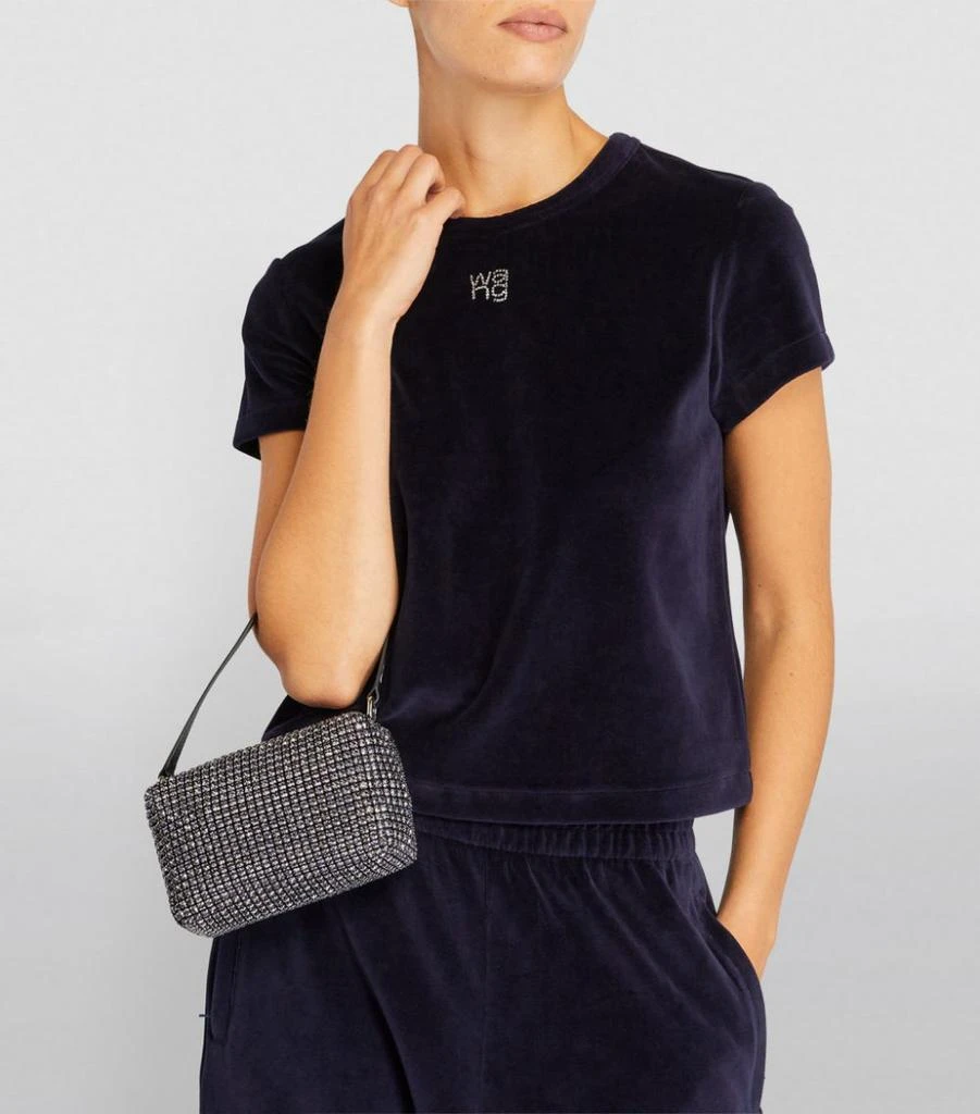 商品Alexander Wang|Medium Rhinestone Heiress Pouch,价格¥4628,第2张图片详细描述