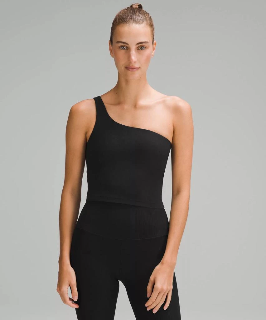 商品Lululemon|Ribbed Nulu Asymmetrical Yoga Tank Top,价格¥318,第1张图片