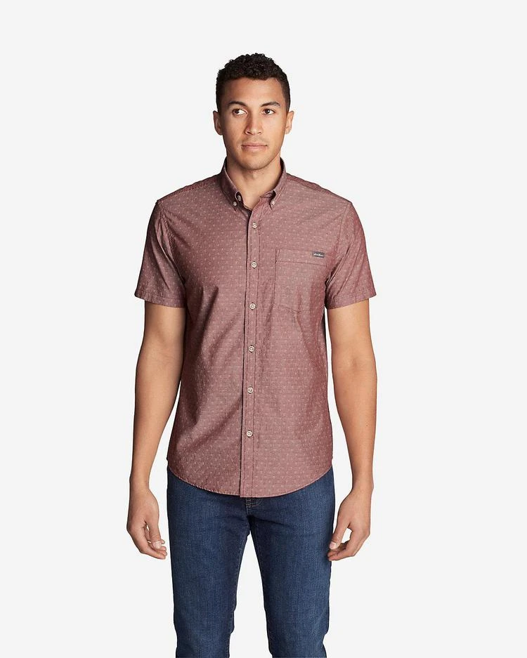 商品Eddie Bauer|Men's Vashon 印花短袖衬衫,价格¥261-¥373,第5张图片详细描述