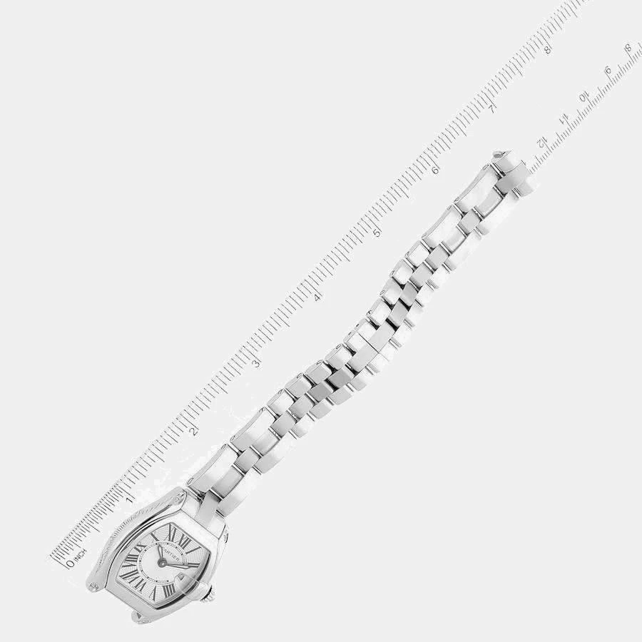 Cartier Roadster Small Silver Dial Steel Ladies Watch W62016V3 36 x 30 mm 商品