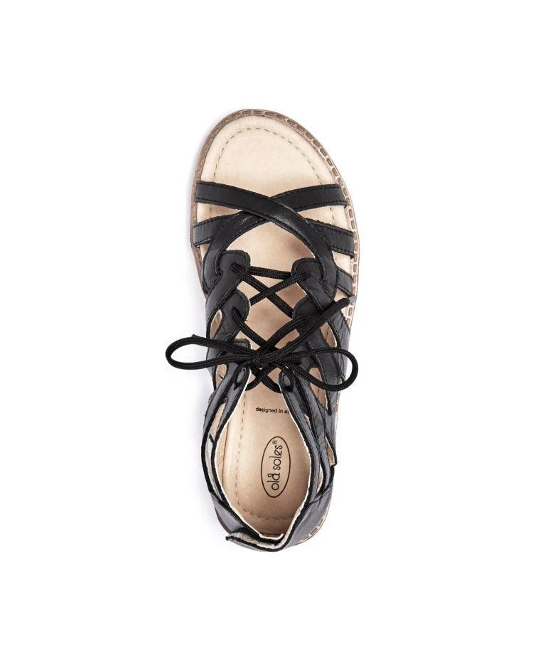 商品Old Soles|女孩(小童)Girls' Glamourama Lace Up Sandals - Little Kid,价格¥384,第2张图片详细描述