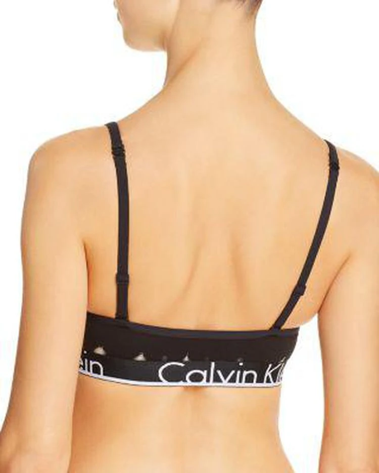 商品Calvin Klein|ID Cotton Triangle Bralette,价格¥108,第2张图片详细描述