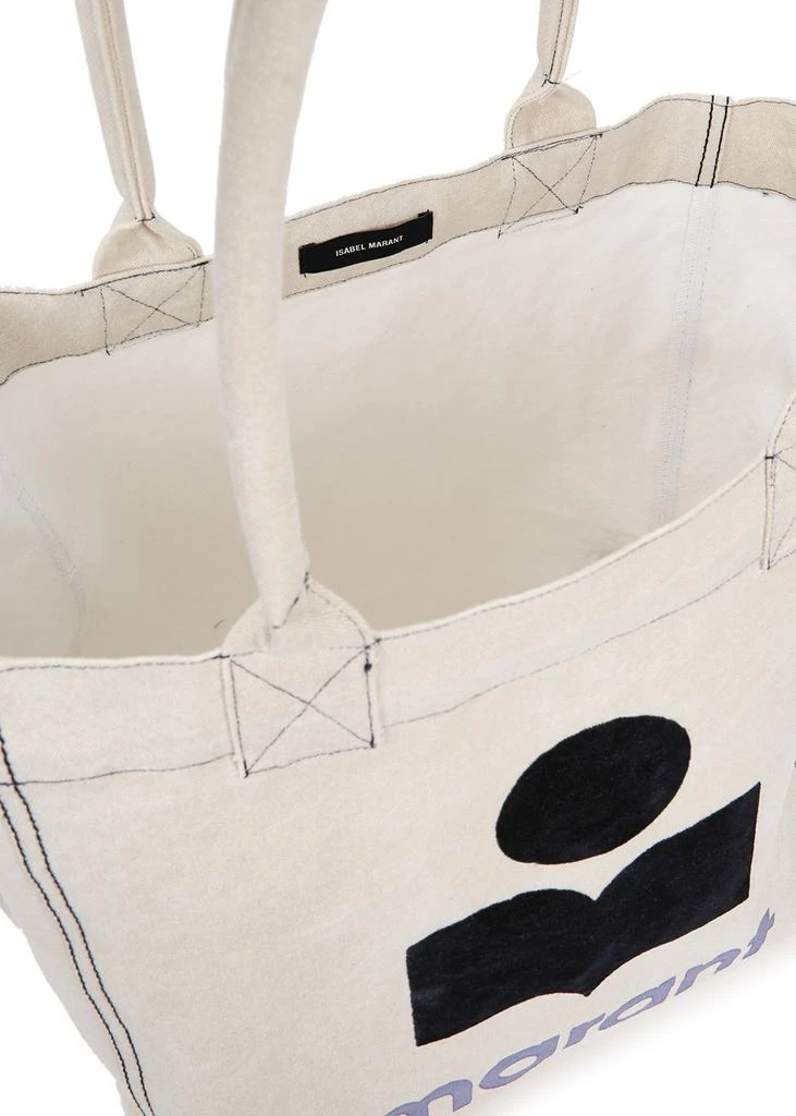 商品Isabel Marant|Yenky white logo canvas tote,价格¥1165,第4张图片详细描述