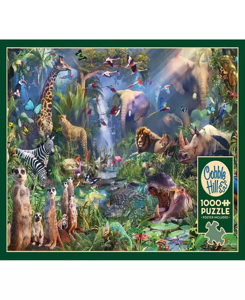 商品Cobble Hill|Into the Jungle Puzzle,价格¥150,第2张图片详细描述