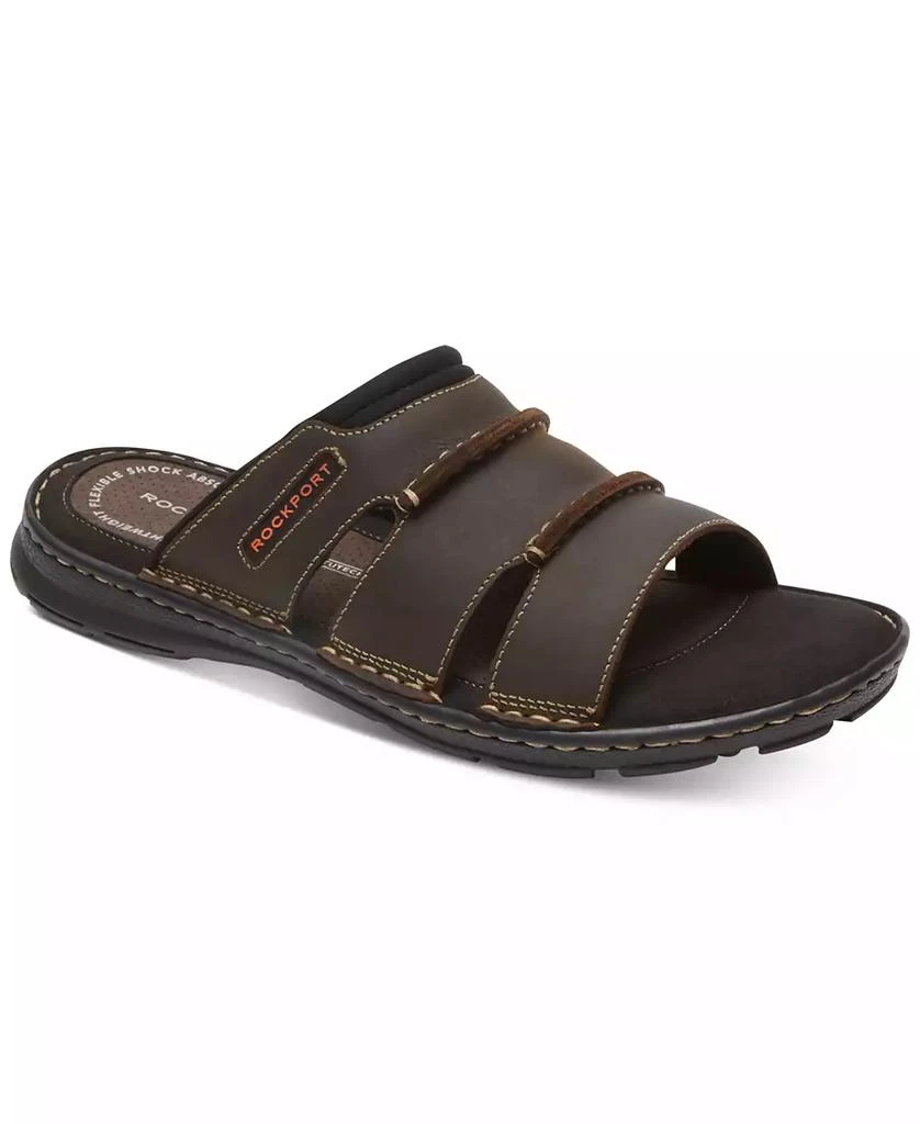 商品Rockport|Men's Darwyn Slide Sandals,价格¥526,第1张图片