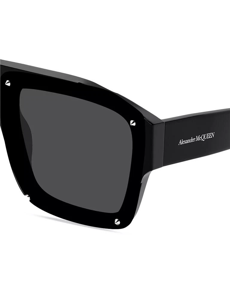 商品Alexander McQueen|Icons Am0335s-001 62MM Sunglasses,价格¥3938,第2张图片详细描述