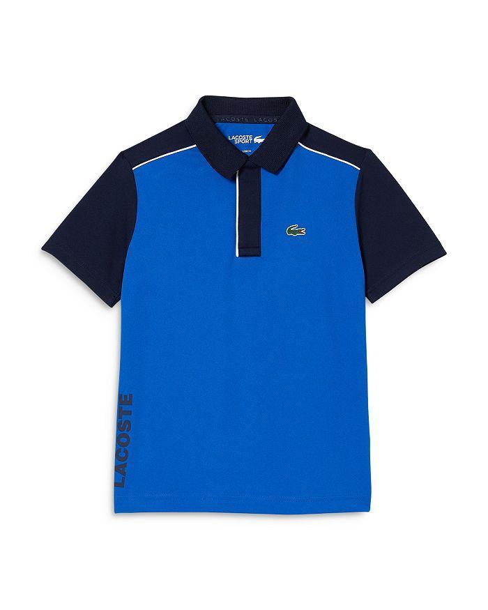 商品Lacoste|Boys' Color Block Piqué Performance Tennis Polo Shirt - Little Kid, Big Kid,价格¥287,第3张图片详细描述