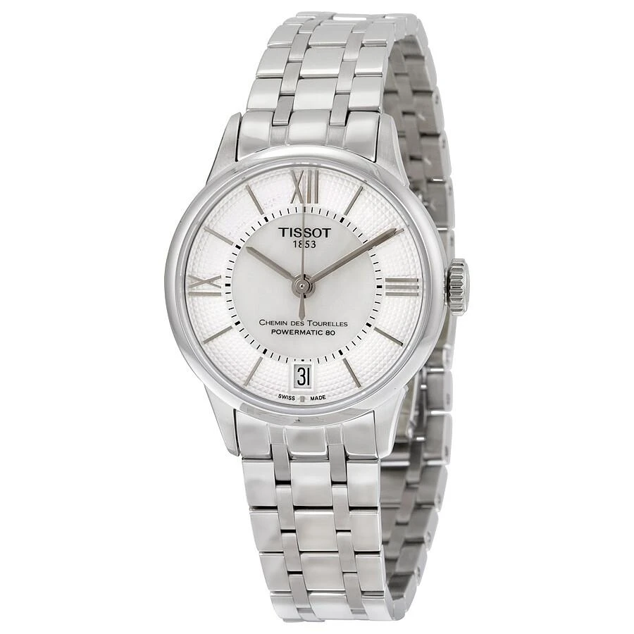 商品Tissot|天梭杜鲁尔系列钢带80机芯机械女表,价格¥2187,第1张图片
