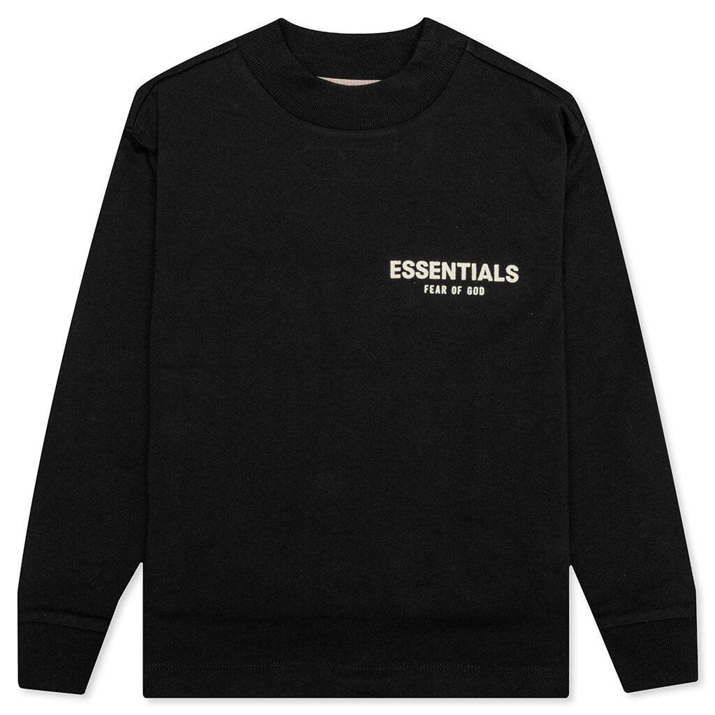 商品Essentials|Fear of God Essentials Kid's Core L/S Tee - Stretch Limo,价格¥304,第2张图片详细描述