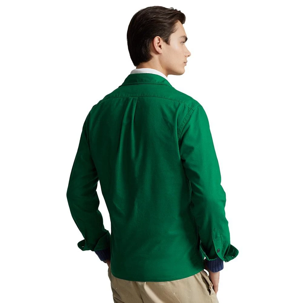 商品Ralph Lauren|Men's Garment-Dyed Oxford Overshirt,价格¥411,第2张图片详细描述