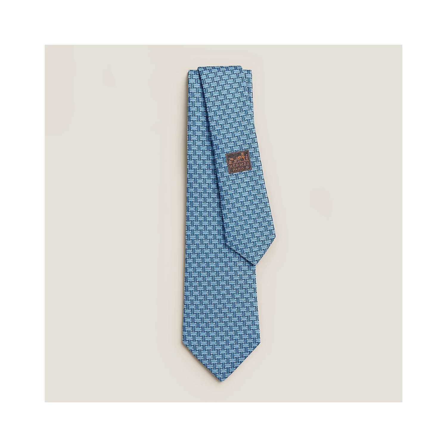 商品Hermes|【预售】 爱马仕 25春夏 男士 领带 Cravate Escape Game H339243T 03 ,价格¥3103,第1张图片