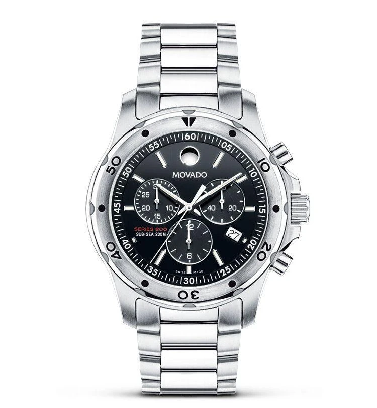 商品Movado|"Series 800™" Sub-Sea™ Bracelet Chronograph Watch, 42 mm,价格¥6706,第1张图片