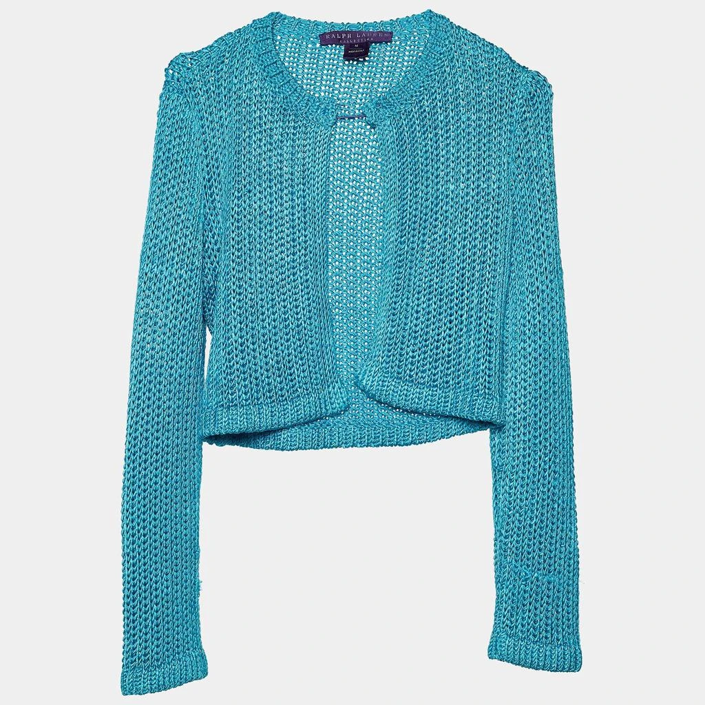 商品[二手商品] Ralph Lauren|Ralph Lauren Collection Blue Knit Cardigan M,价格¥1138,第1张图片