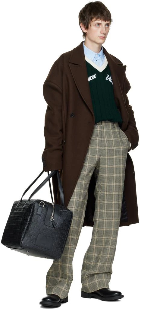 商品Salvatore Ferragamo|Black Gancini Duffle Bag,价格¥11044,第5张图片详细描述
