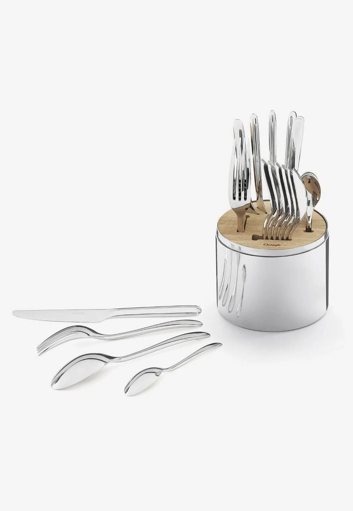 商品Christofle|Essential Stainless Steel Flatware Set with Chest - 24 Pieces,价格¥7293,第2张图片详细描述