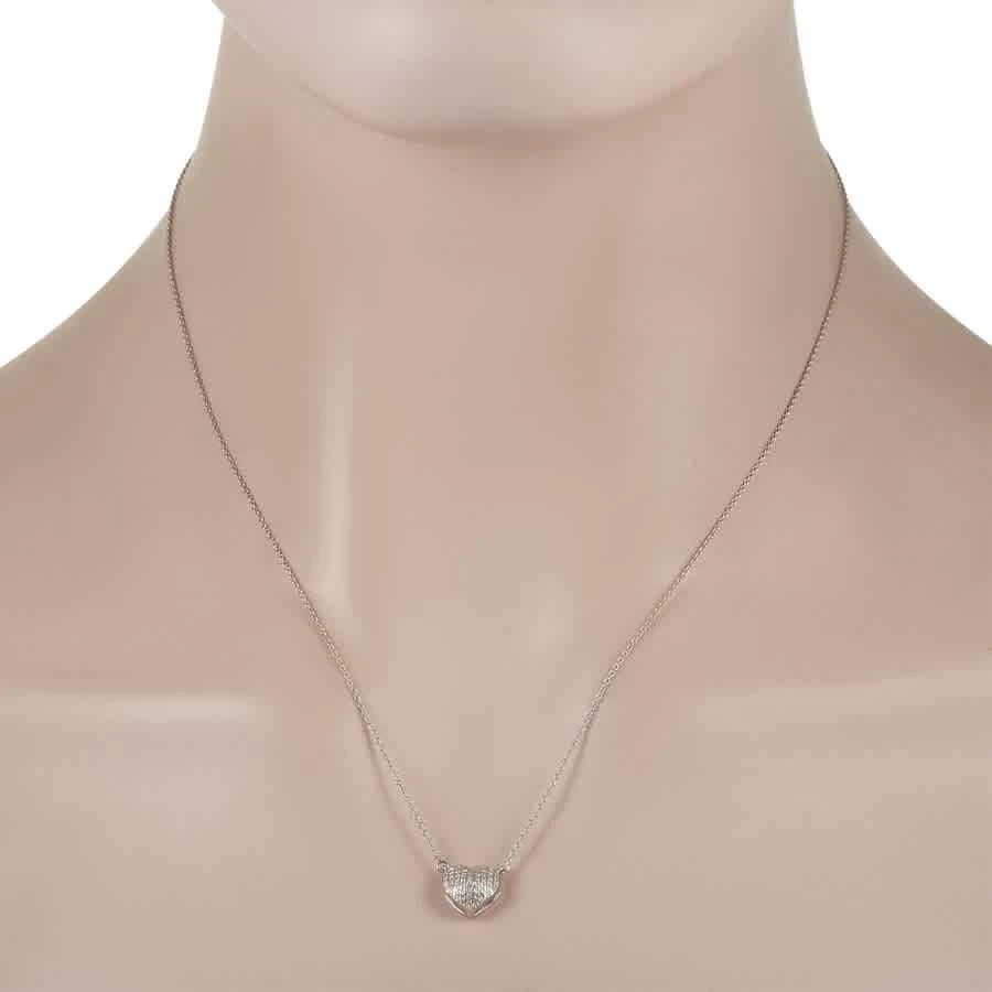 商品LB Exclusive|14K White Gold 0.16ct Diamond Pendant Necklace,价格¥3750,第2张图片详细描述