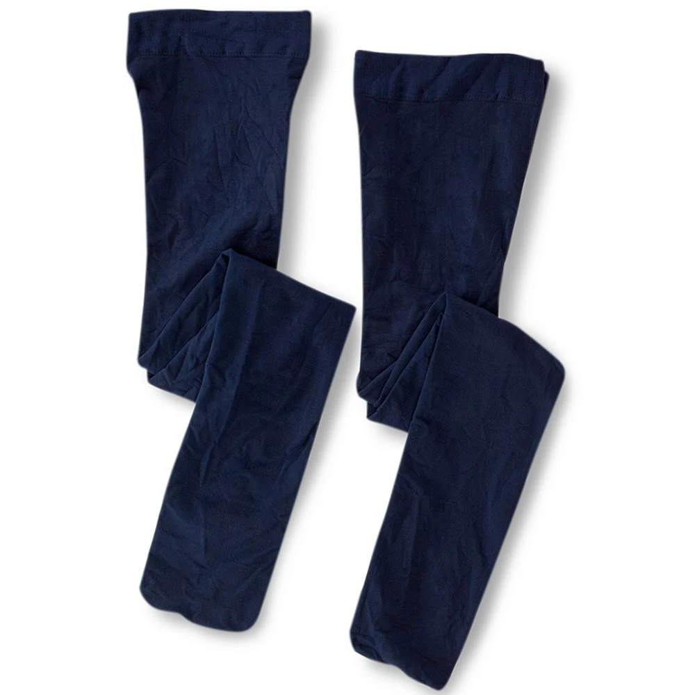 商品Ralph Lauren|Polo Two-Pack Microfiber Tights, Little Girls & Big Girls,价格¥61,第1张图片