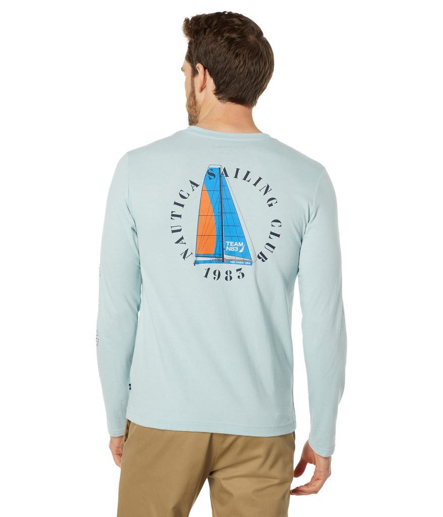商品Nautica|Sustainably Crafted Graphic Long Sleeve T-Shirt,价格¥184,第1张图片