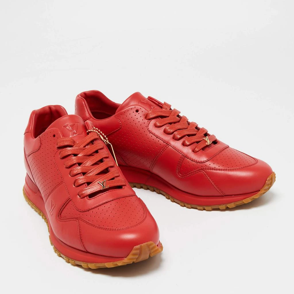 商品[二手商品] Louis Vuitton|Louis Vuitton x Supreme Red Leather Run Away Low Top Sneakers Size 42,价格¥12471,第4张图片详细描述