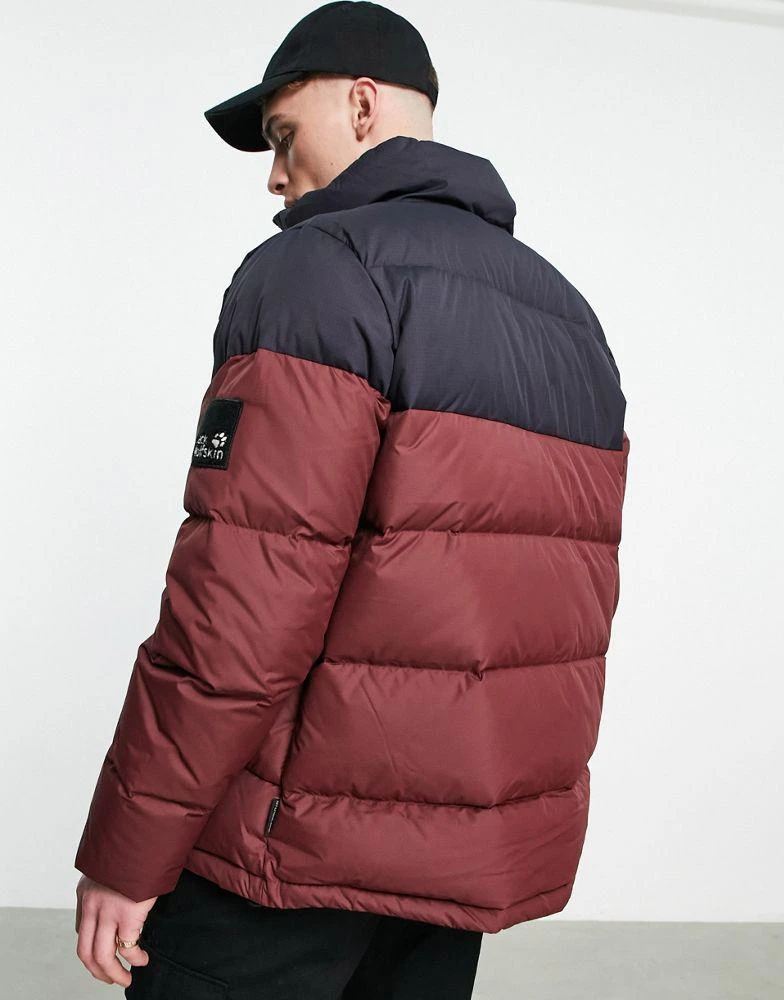 商品Jack Wolfskin|Jack Wolfskin 365 Fearless Down puffer jacket in red,价格¥900,第2张图片详细描述