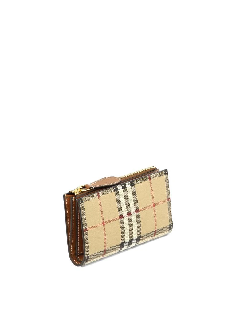 商品Burberry|Check Medium Bifold Wallet Wallets & Card Holders Beige,价格¥1724,第2张图片详细描述