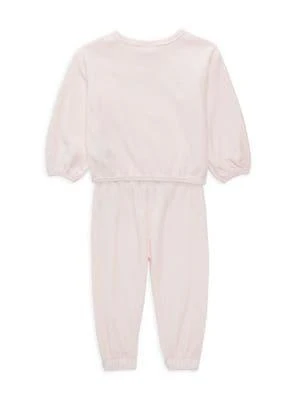 商品Juicy Couture|​Baby Girl’s 2-Piece Logo Velour Jogger Set,价格¥227,第2张图片详细描述