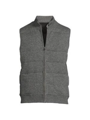 商品Saks Fifth Avenue|Cashmere Blend Reversible Vest,价格¥413,第4张图片详细描述