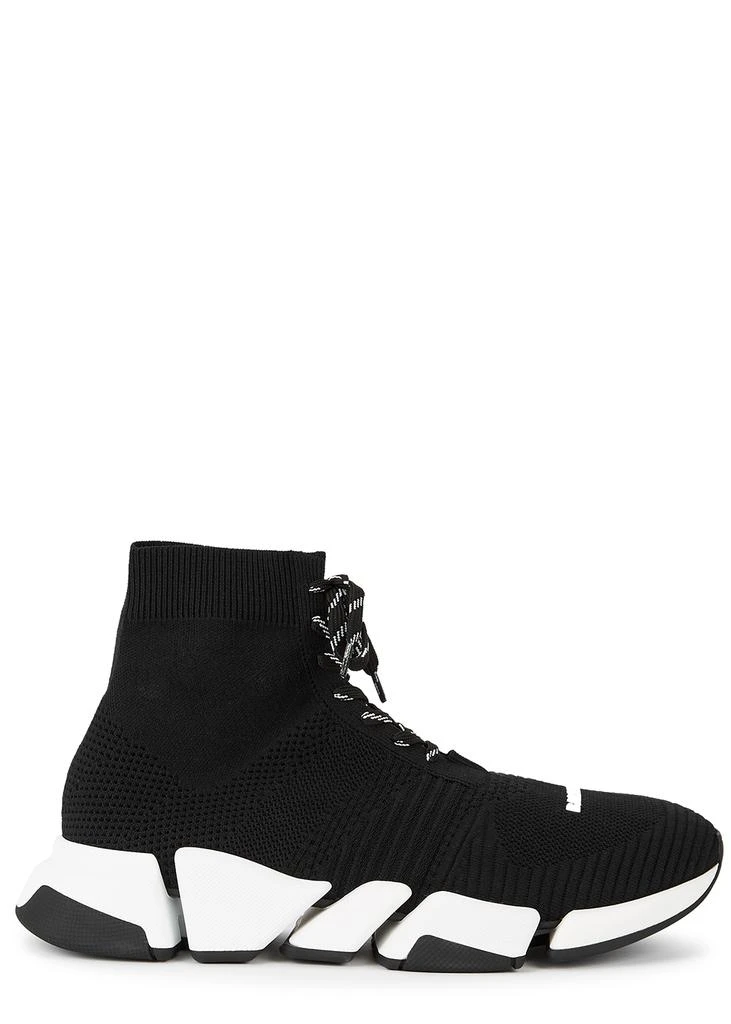 商品Balenciaga|Speed 2.0 black stretch-knit sneakers,价格¥5489,第1张图片