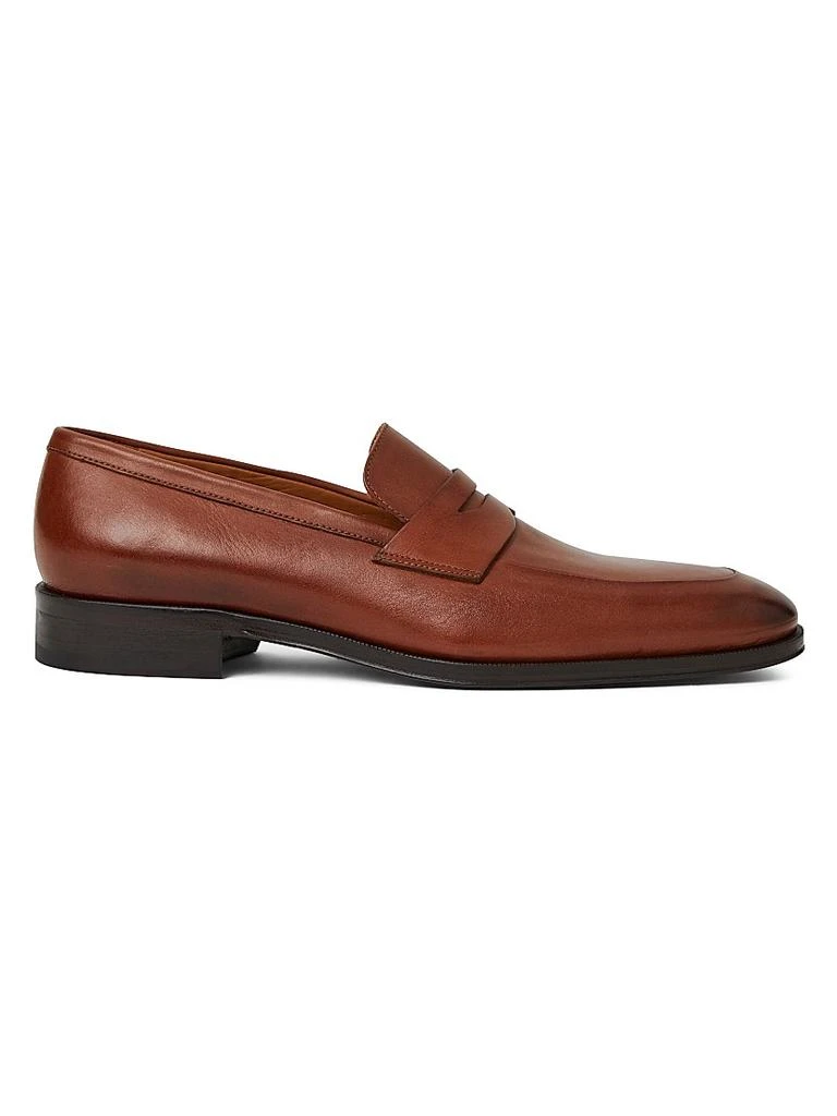 商品Bruno Magli|Maioco Leather Penny Loafers,价格¥2932,第1张图片