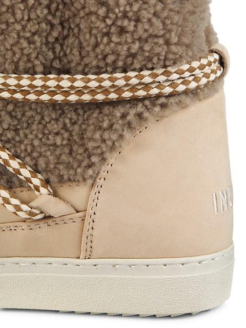 Curly Shearling Sneaker Boots商品第6张图片规格展示