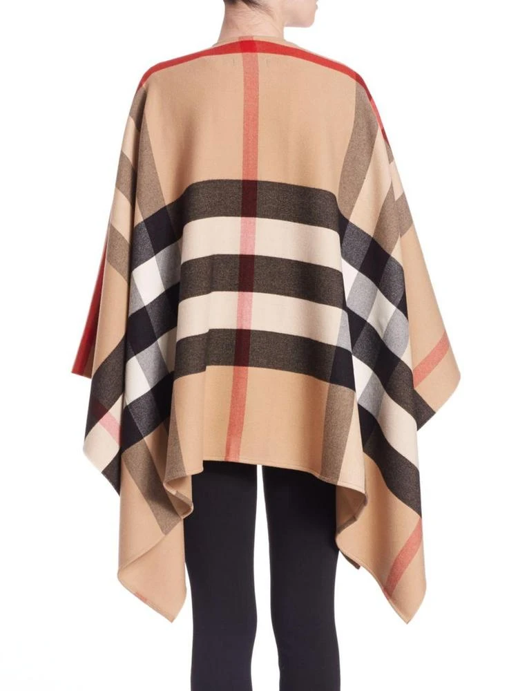 商品Burberry|双面菱格羊绒披肩,价格¥7050,第2张图片详细描述
