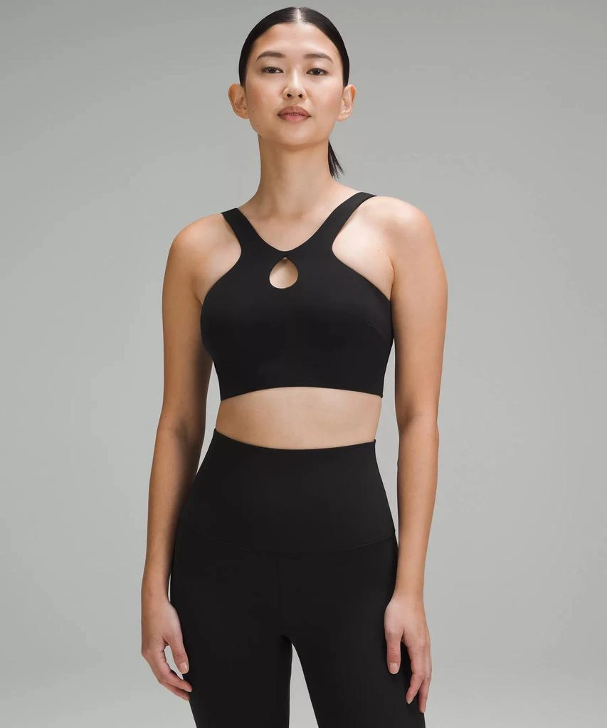 商品Lululemon|SmoothCover Front Cut-Out Yoga Bra *Light Support, A/B Cup,价格¥317,第1张图片