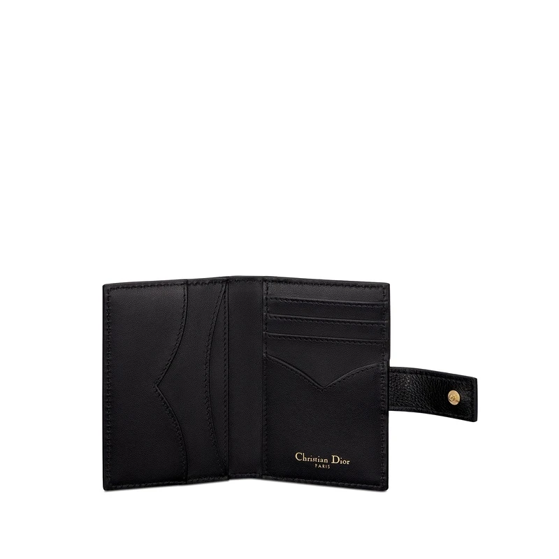 Dior 迪奥Caro系列女士黑色牛皮钱包 商品