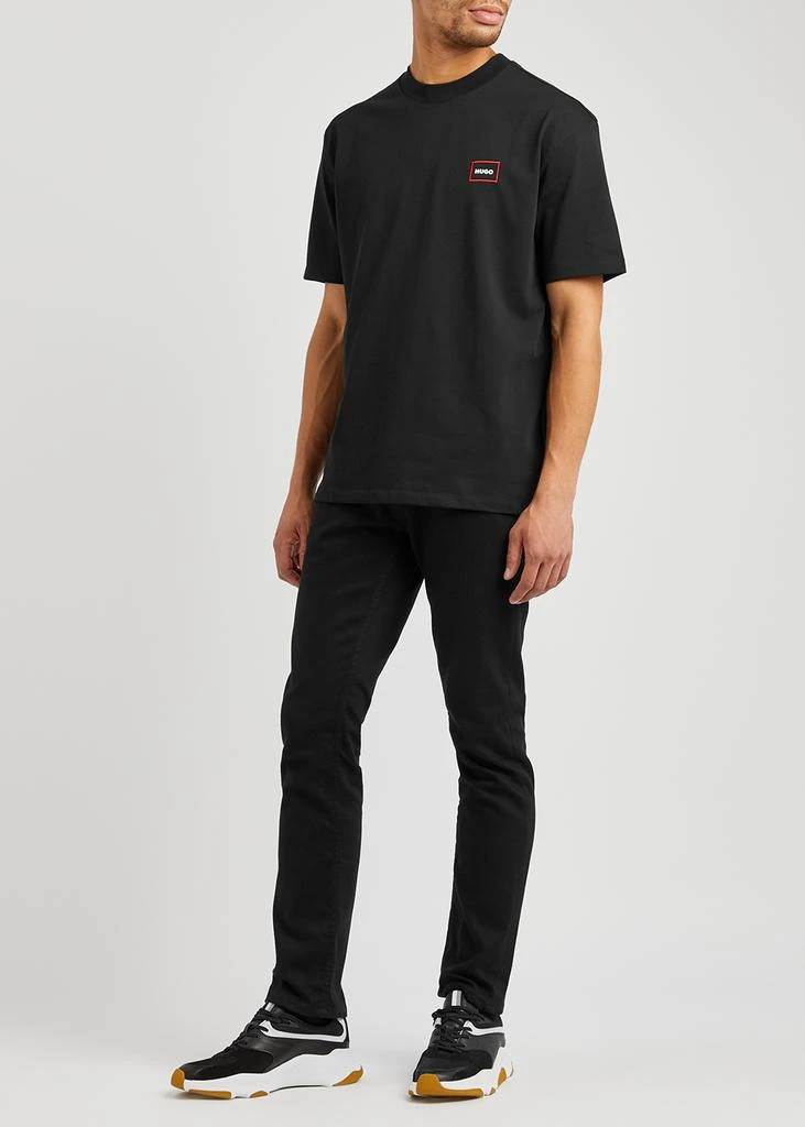 商品Hugo Boss|Black logo cotton T-shirt,价格¥617,第4张图片详细描述