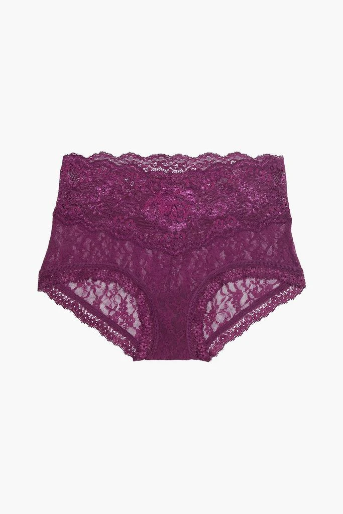 商品Hanky Panky|American Beauty Rose stretch-lace mid-rise briefs,价格¥113,第3张图片详细描述