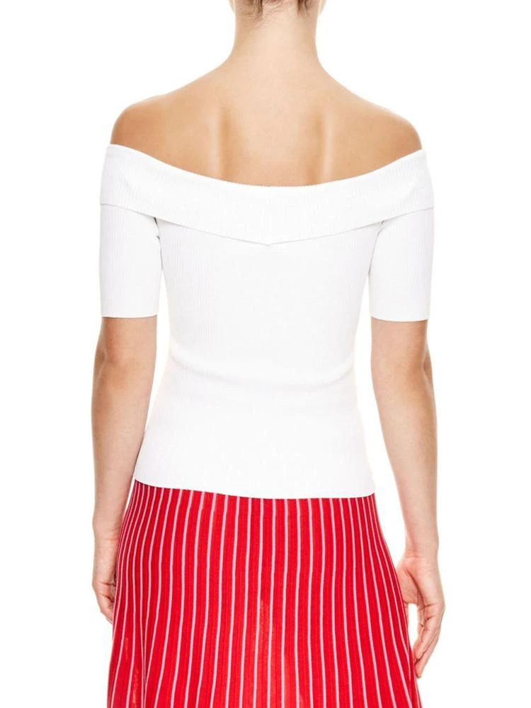 商品Sandro|Galina Off-The-Shoulder Top,价格¥1068,第2张图片详细描述
