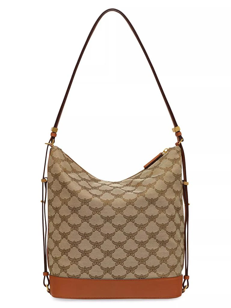 商品MCM|Large Lauretos Jacquard Hobo Bag,价格¥6670,第4张图片详细描述