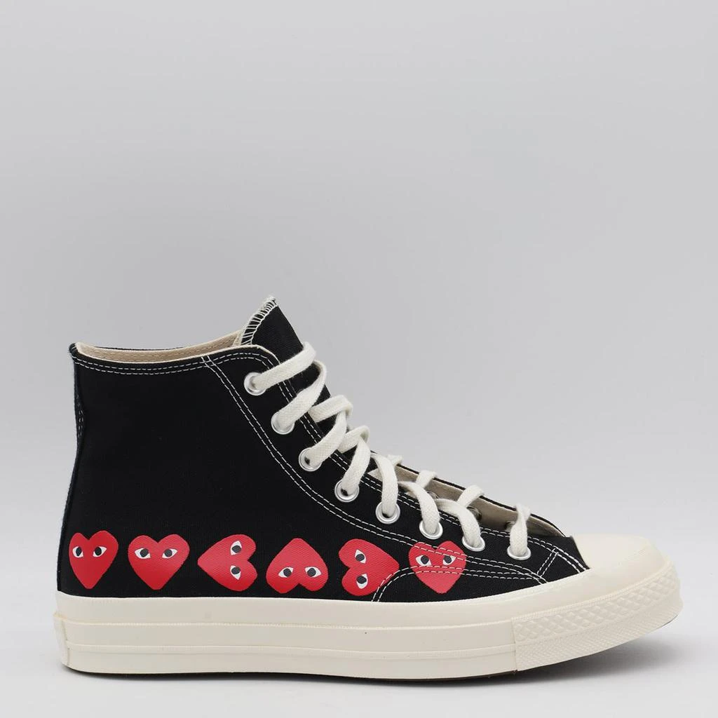 商品Comme des Garcons|Comme Des Garcons Play Converse Sneakers Black,价格¥995,第5张图片详细描述