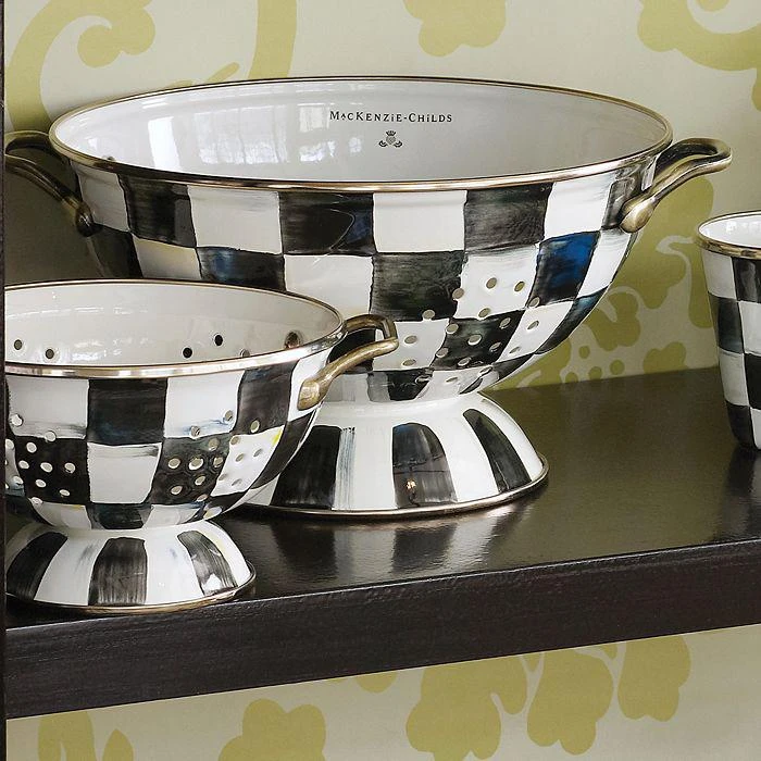 商品MacKenzie-Childs|Courtly Check Colander - Large,价格¥893,第2张图片详细描述