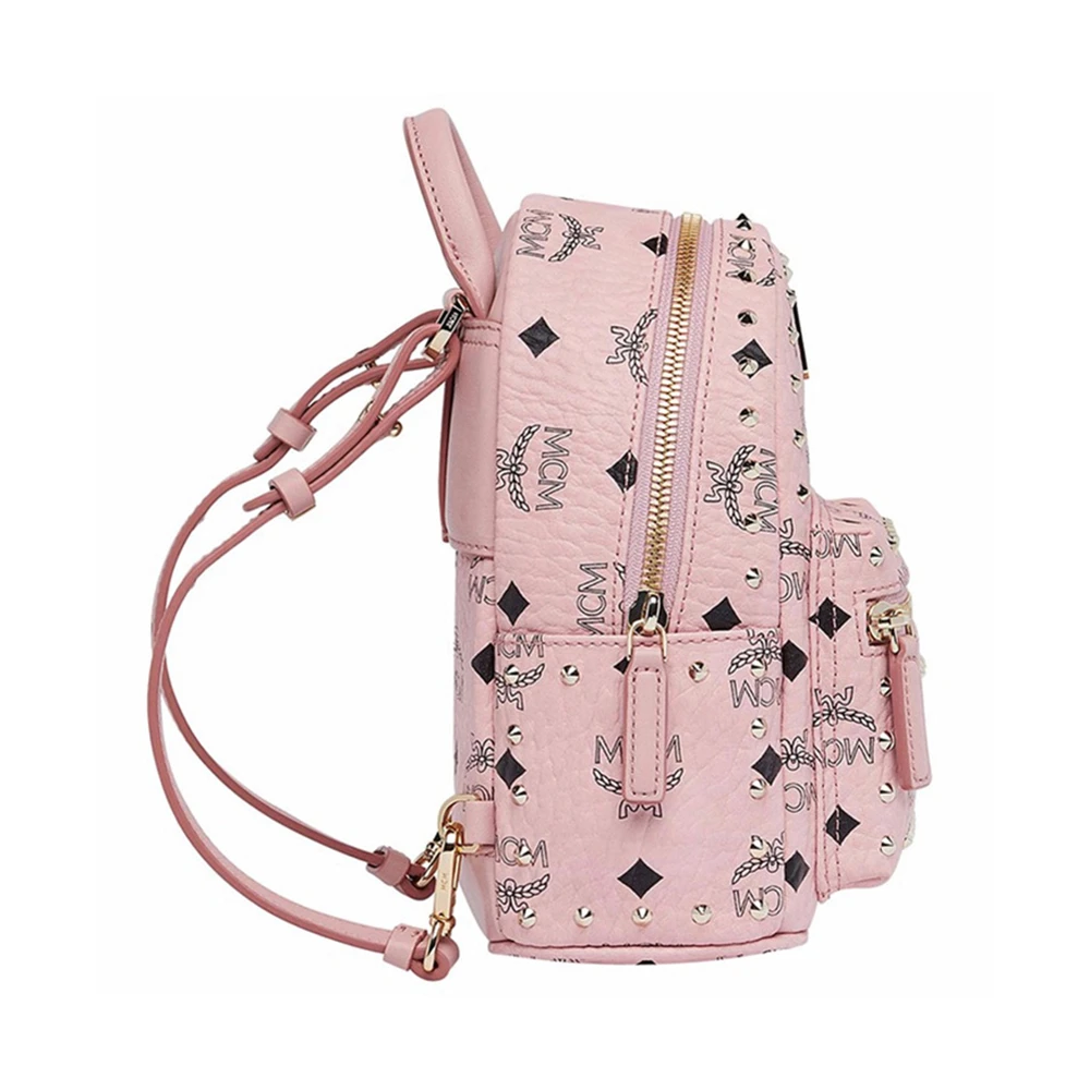 MCM 女士柳钉logo印花双肩包 MMK8AVE04PZ 商品