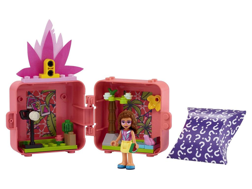 LEGO Friends Olivia's Flamingo Cube 41662 Building Kit; Includes Flamingo Toy and Mini-Doll Toy; Portable Playset Makes Great Creative Gift, New 2021 (41 Pieces)商品第1张图片规格展示