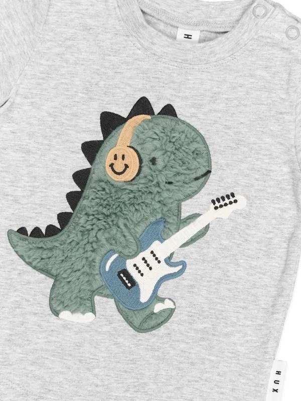 商品Huxbaby|Baby Boy's Memory Lane Furry Dino T-Shirt,价格¥142,第3张图片详细描述