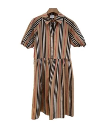 商品【商品预售7天】 Burberry|Burberry 女士连衣裙 80843171 棕色,价格¥2504,第1张图片