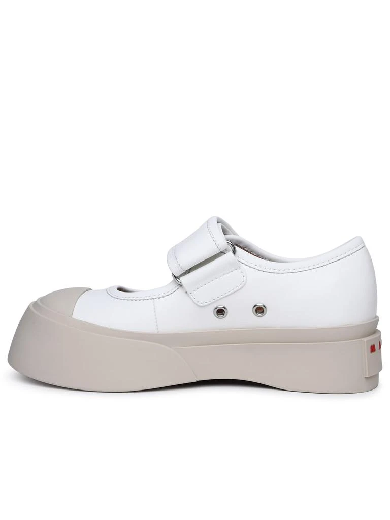 商品Marni|mary Jane White Nappa Leather Sneakers,价格¥3662,第3张图片详细描述