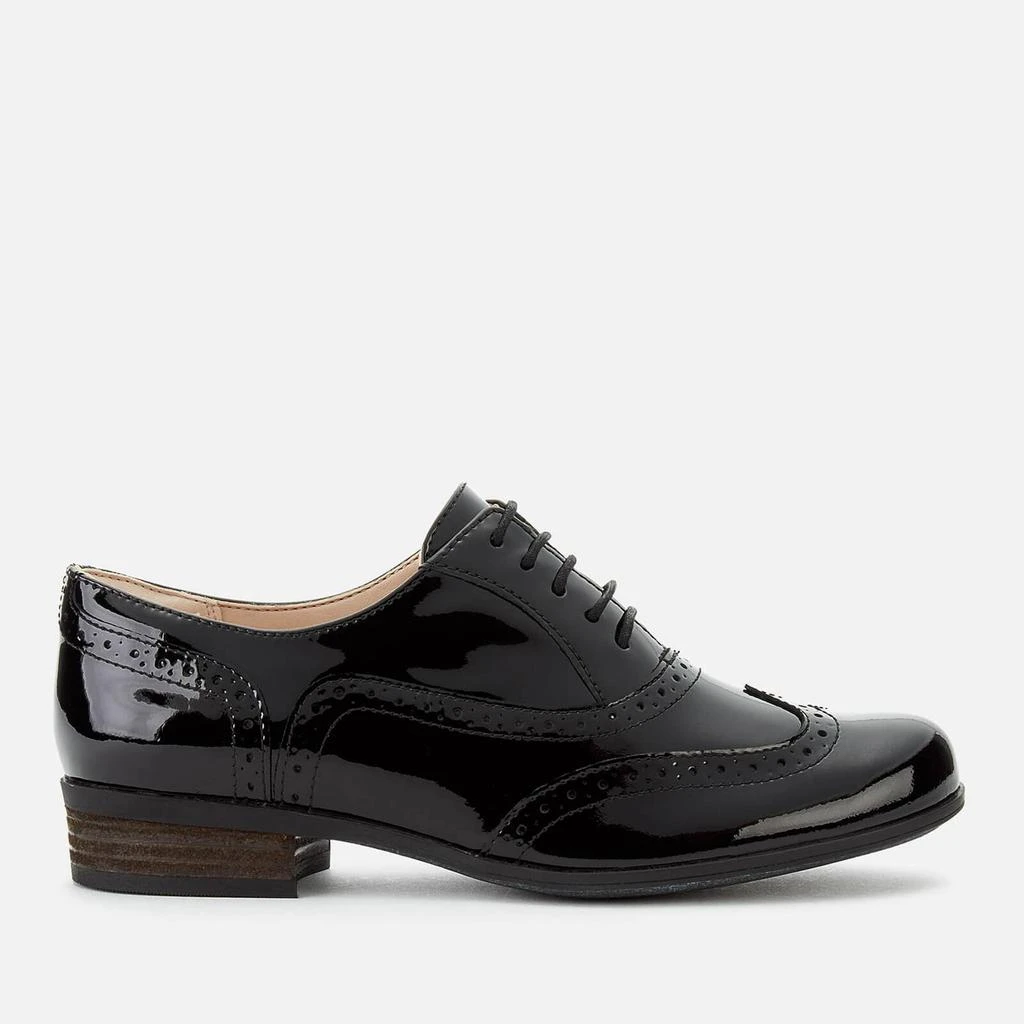 商品Clarks|Clarks Women's Hamble Patent Brogues - Black,价格¥382,第1张图片