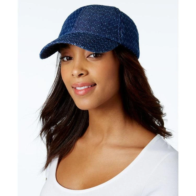 商品INC International|Perforated Baseball Cap, Created for Macy's,价格¥110,第1张图片