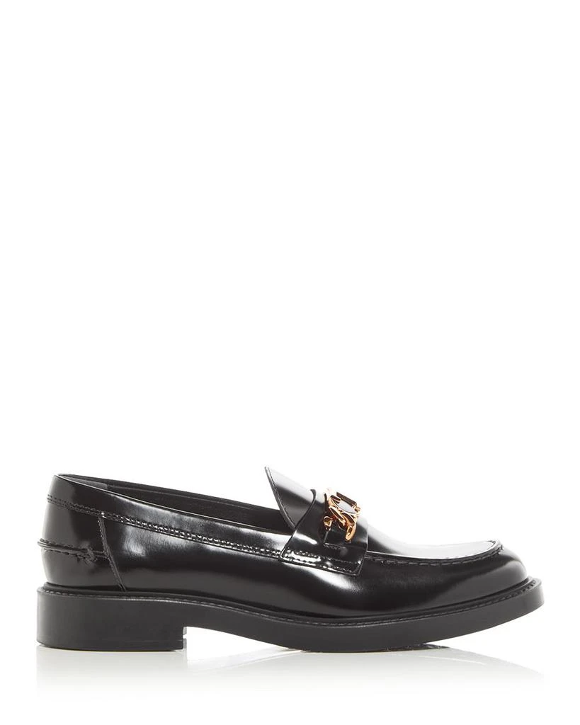 Women's T Chain Moc Toe Loafers 商品
