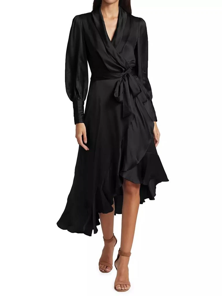 商品Zimmermann|Silk Wrap Midi-Dress,价格¥4872,第2张图片详细描述